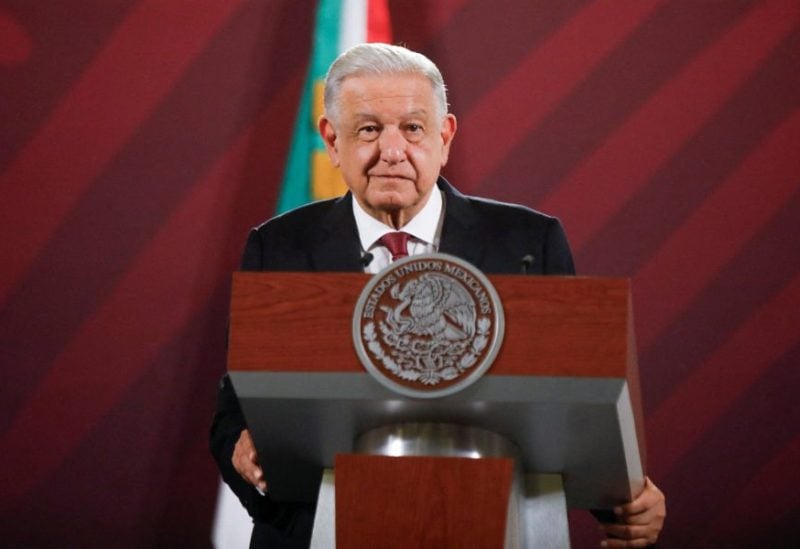 Mexico's President Andres Manuel Lopez Obrador holds his daily news conference, a day after Mexico's ruling party National Regeneration Movement (MORENA) announced the result of its poll to decide the party's presidential nomination for 2024, in Mexico City, Mexico September 7, 2023. REUTERS/Raquel Cunha/File Photo