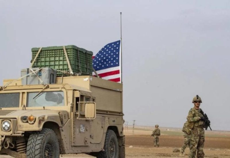 US forces in Syria's northeastern Hasakeh province on December 15, 2022