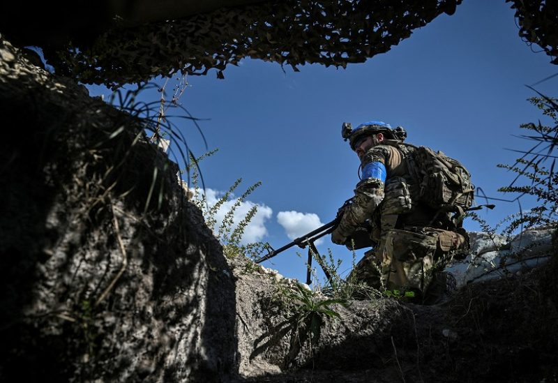 FILE PHOTO: A serviceman of Ukraine's 3rd Separate Assault Brigade conducts a reconnaissance mission, amid Russia's attack on Ukraine, near Bakhmut, Ukraine September 7, 2023. REUTERS/Stringer/File Photo