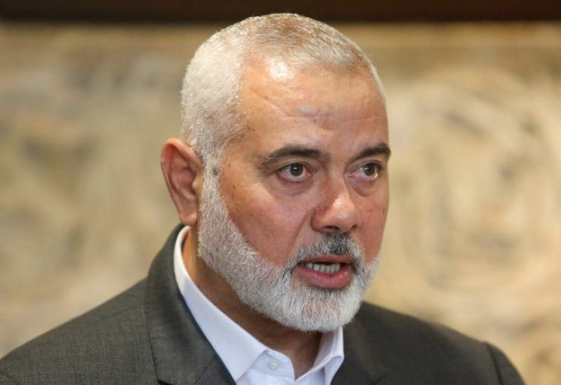 The head of Hamas' political bureau, Ismail Haniyeh