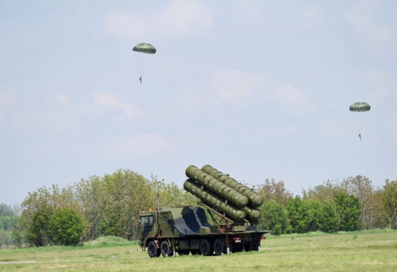 Chinese medium-range missile system FK-3, the latest weapon received by the Serbian Army, is seen during a demonstration of Serbian Army's air defence capabilities, "Shield 2022", at the military airport "Colonel-pilot Milenko Pavlovic" in Batajnica, near Belgrade, Serbia, April 30, 2022. REUTERS/Zorana Jevtic/File Photo