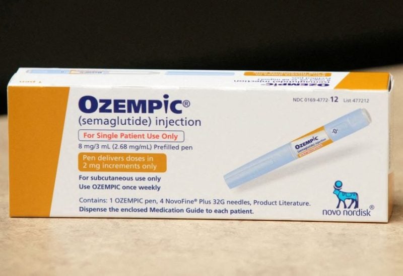A box of Ozempic, a semaglutide injection drug used for treating type 2 diabetes and made by Novo Nordisk, is seen at a Rock Canyon Pharmacy in Provo, Utah, U.S. March 29, 2023. REUTERS