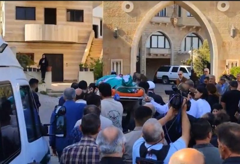 body of the martyr Issam Abdullah.