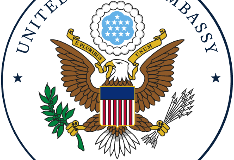 Logo of the American Embassy in Lebanon