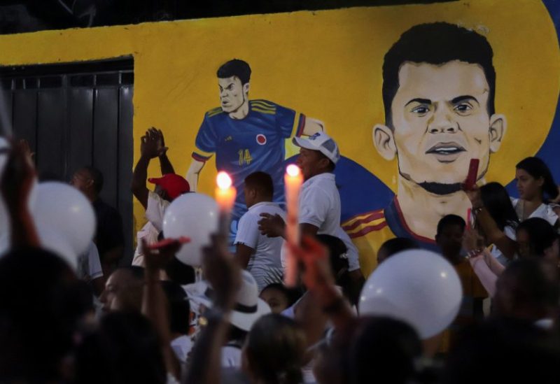 People attend a candlelight vigil demanding the release of the father of Liverpool F.C.'s forward Luis Diaz after he was kidnapped, in Barrancas, Colombia October 31, 2023. REUTERS/Yelver Florez/File Photo