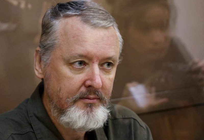 Russian nationalist Kremlin critic and former military commander Igor Girkin, also known as Igor Strelkov, who is charged with inciting extremist activity, sits behind a glass wall of an enclosure for defendants during a court hearing to consider an appeal against his detention, in Moscow, Russia August 29, 2023. REUTERS/Maxim Shemetov/File Photo