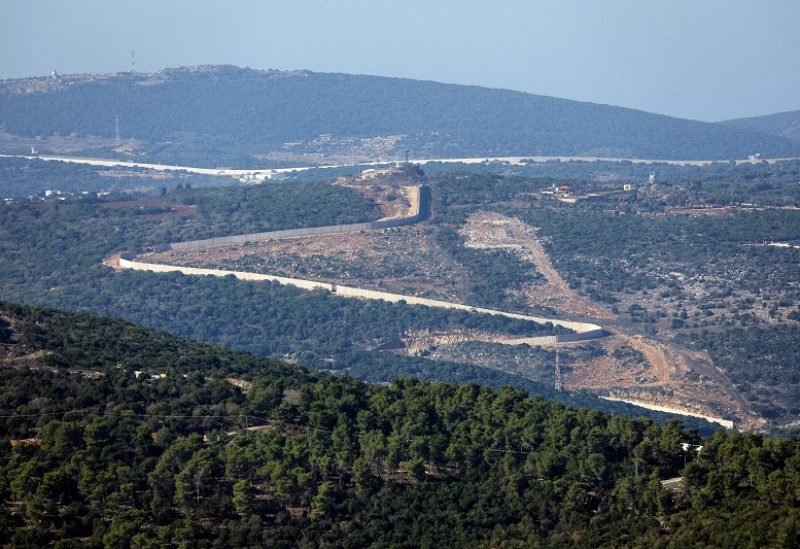 FILE PHOTO: A general view shows the border between Israel and Lebanon as seen from the Israeli side, November 4, 2023. REUTERS/Alexander Ermochenko/File Photo