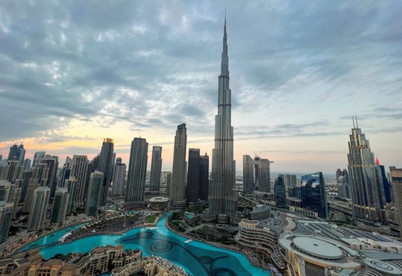 A general view of Dubai Downtown showing world's tallest building Burj Al Khalifa, in Dubai United Arab Emirates, December 31, 2022. REUTERS