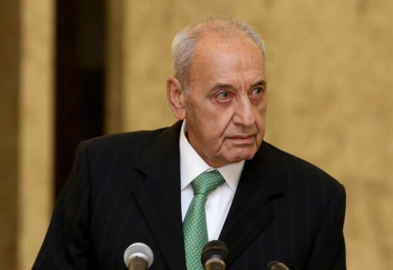 Lebanon's parliament speaker Nabih Berri