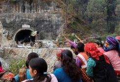 The workers from some of India's poorest states had been stuck in the tunnel since its collapse on 12 November