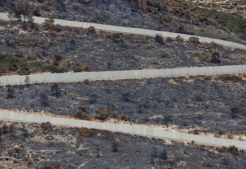 The border wall between Israel and Lebanon is pictured from the Israeli side, November 7, 2023. REUTERS/Alexander Ermochenko TPX IMAGES OF THE DAY