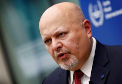 International Criminal Court Prosecutor Karim Khan speaks during an interview with Reuters about the violence in Israel and the occupied Palestinian territories in The Hague, Netherlands October 12, 2023. REUTERS/Piroschka van de Wouw/File Photo