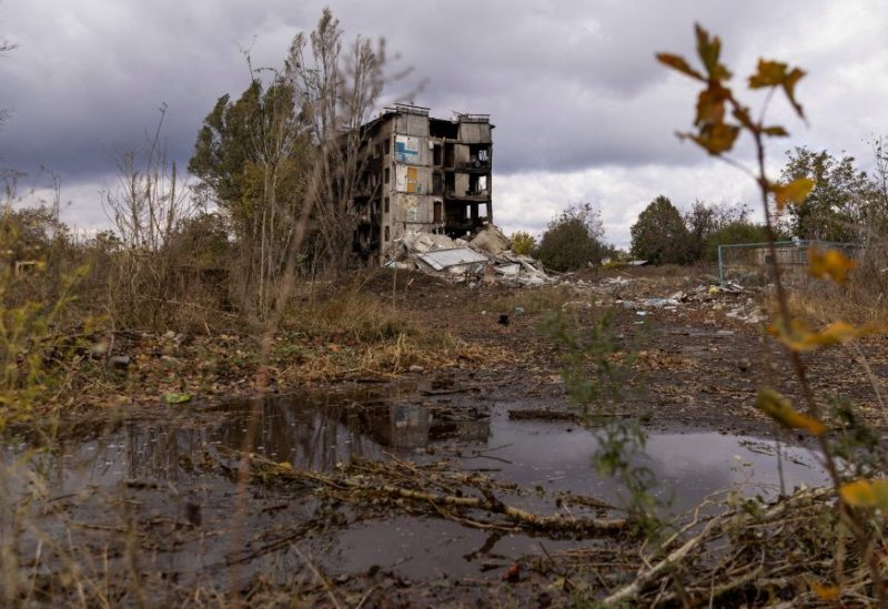 A view shows a heavily damaged residential building, amid Russia's attack on Ukraine, in the town of Avdiivka, Donetsk region, Ukraine October 17, 2023. REUTERS/Yevhen Titov