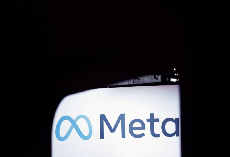 A Meta logo is seen at the Viva Technology conference dedicated to innovation and startups at Porte de Versailles exhibition center in Paris, France, June 14, 2023. REUTERS/Gonzalo Fuentes/File Photo