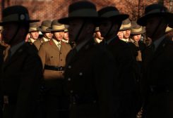Soldiers from the Brigade of Gurkhas march on the Parade Ground during a passing out ceremony at Catterick Garrison near Richmond, Britain, November 23, 2023. REUTERS/Phil Noble/POOL/File Photo