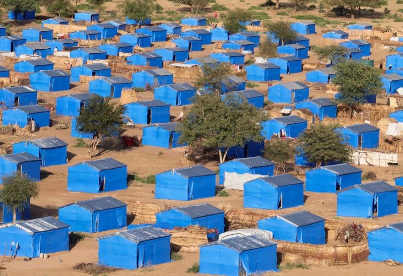 A general view of refugee tents in the Metche Sudanese refugee camp, Chad, November 9, 2023. REUTERS/El Tayeb Siddig/File Photo