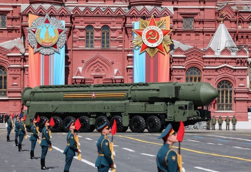 A Russian Yars intercontinental ballistic missile system drives in Red Square during a military parade on Victory Day, which marks the 78th anniversary of the victory over Nazi Germany in World War Two, in central Moscow, Russia May 9, 2023. Sputnik/Gavriil Grigorov/Pool via REUTERS/File Photo