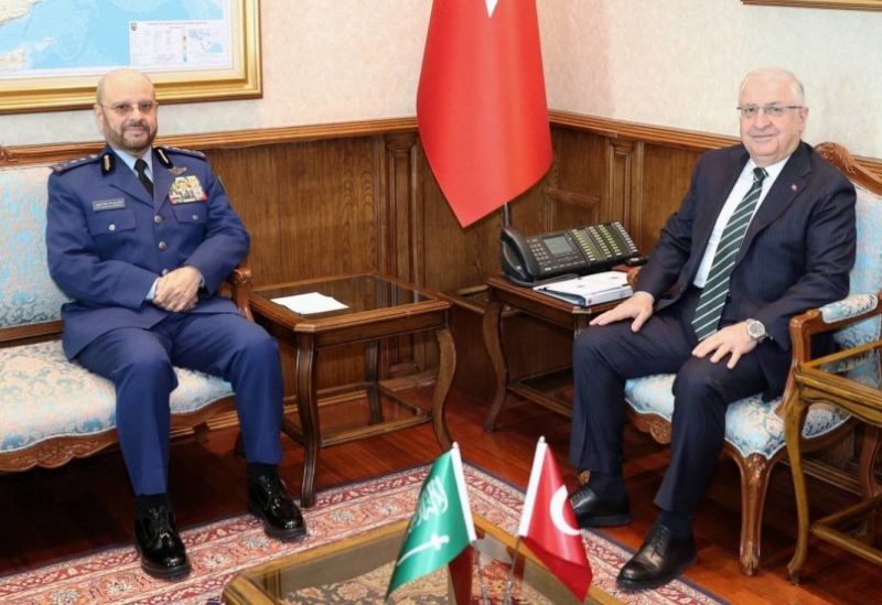 Al-Ruwaili holding talks with Türkiye’s Minister of National Defense Yaşar Güler - SPA