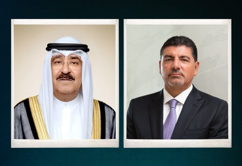 Bahaa Hariri and Emir of Kuwait, Sheikh Mishal Al-Ahmad Al-Jaber Al-Sabah